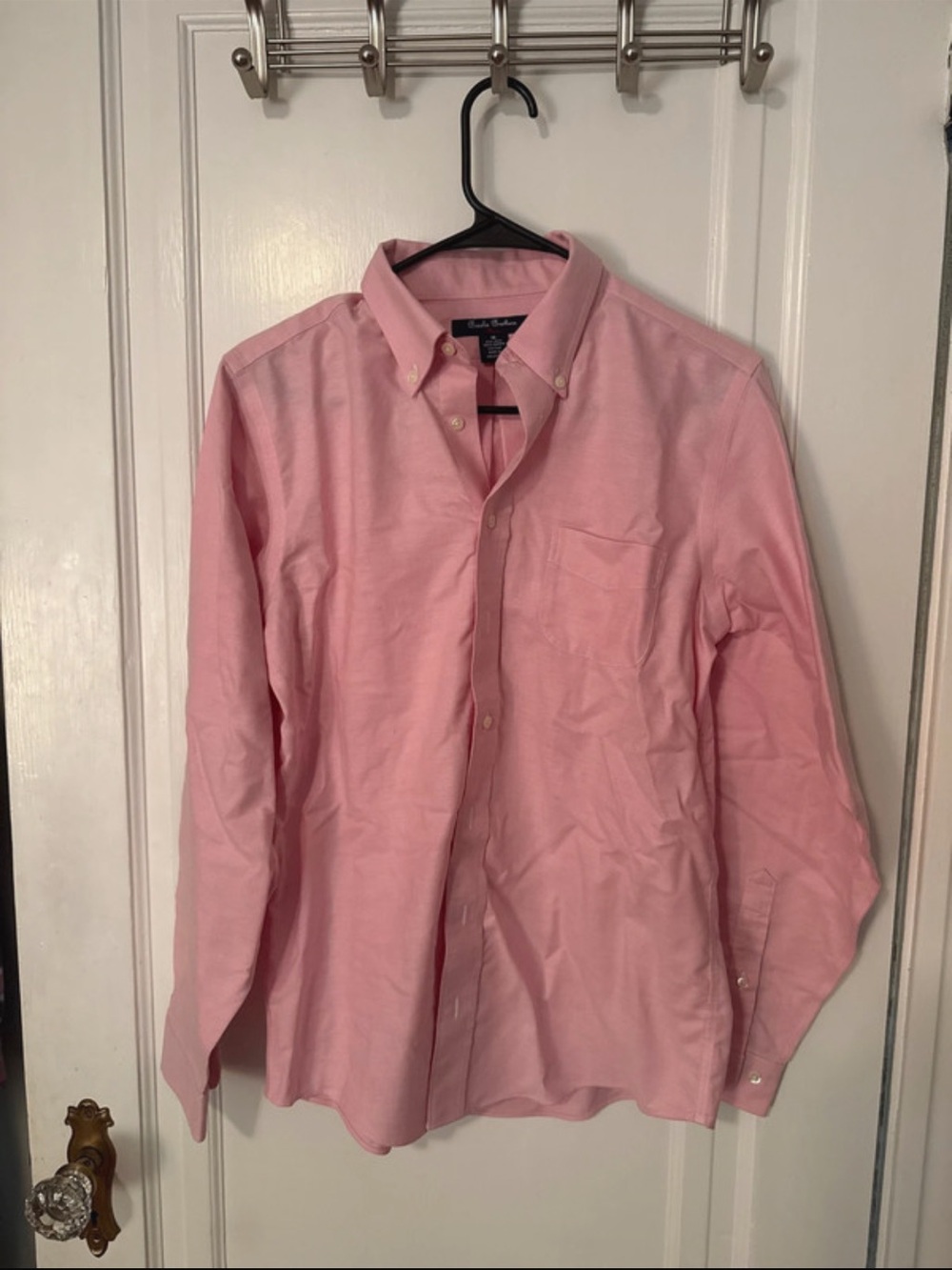 Brooks Brothers Men’s Light Pink Button-Down Shirt